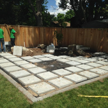 Fire Pit Seating - Construction