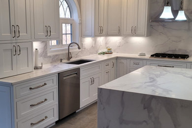Kitchen photo in Boston