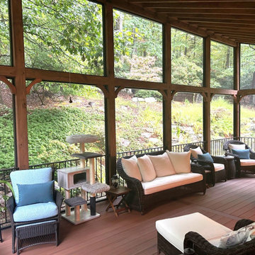 Best screened porch addition in Frederick by Talon Construction Inc.