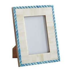 Blue Twist Bone Frame - New - Picture Frames