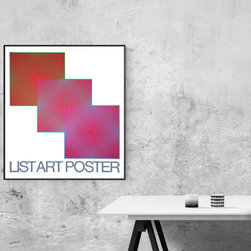 Richard Anuszkiewicz, Untitled (List Art), 1968, Artwork - Fine Art Prints