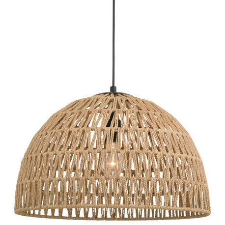 Vaxcel Lighting P0405 Nassau 18"W Pendant - Matte Black