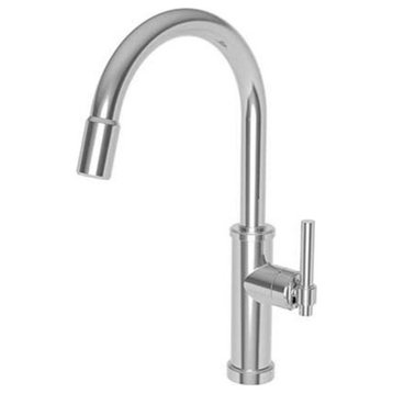 Newport Brass 3180-5113 1.8 GPM 1 Hole Pull Down Kitchen Faucet - Polished