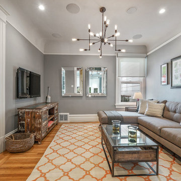Transitional Family Room