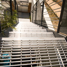 covered stairways & outside areas