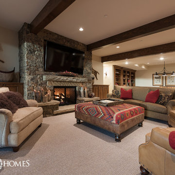 Custom Home in Tuhaye, Utah by Park City Home Builder, Cameo Homes Inc.