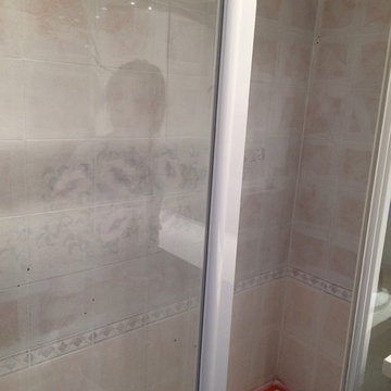 Rénovation salle de bain - peinture de carrelage