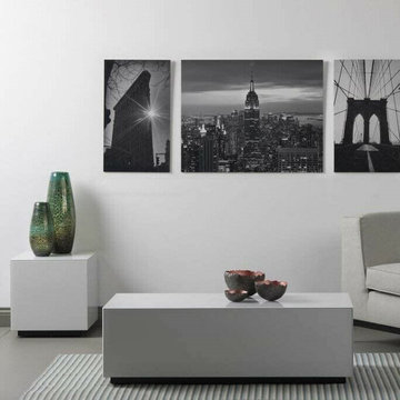 Modern Coffee Tables with Lucite Acrylic Legs