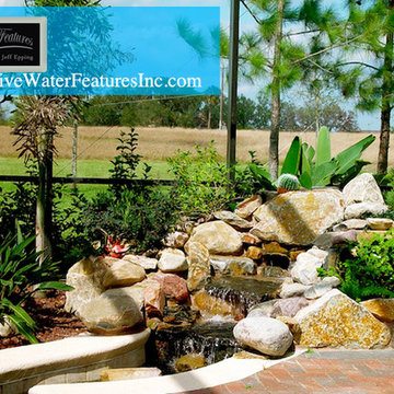Small pool waterfall