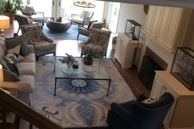 Living room - transitional living room idea in Baltimore