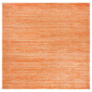 Safavieh Vision Collection VSN606P Rug, Orange, 3' X 3' Square