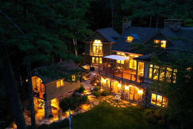 Inspiration for a contemporary exterior home remodel in Boston