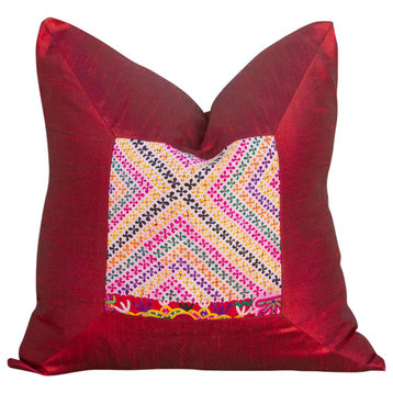 Shani Indian Silk Decorative Pillow