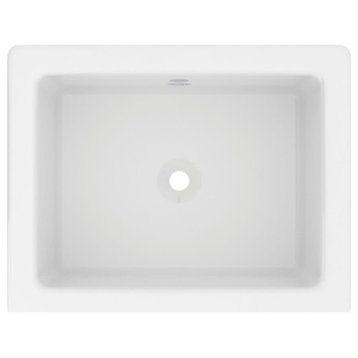 Rohl SB1814 18-1/8" Rectangular Fireclay Drop In Bathroom Sink - White