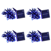 100-Led Solar String Fairy Light Waterproof, Set of 4, Blue