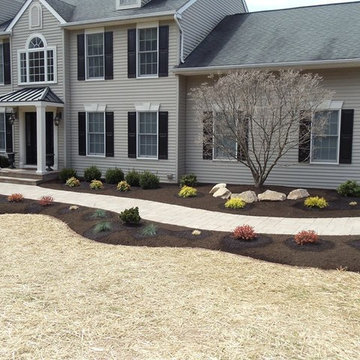 Sidewalk and Landscaping