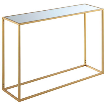 Gold Coast Mirrored Console Table