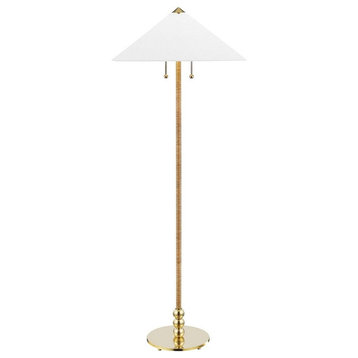 Two Light Floor Lamp - Floor Lamps - 116-BEL-3827096 - Bailey Street Home