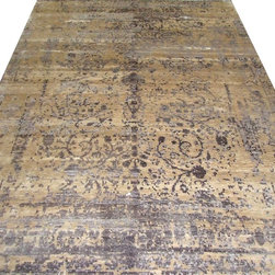 Hand Knotted Zero Pile 100 Knots - Area Rugs