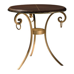 CESAR PEDESTAL TABLE - Side Tables And End Tables