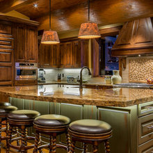 Curved Island Lighting