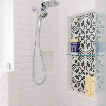 Maximizing space in a small bath for two teenage girls
