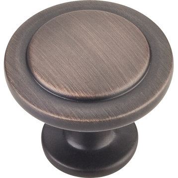 Elements - 1-1/4" Gatsby Cabinet Knob -Rubbed Bronze