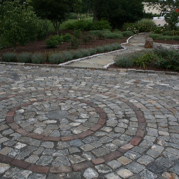 Colonial Farmhouse Landscape