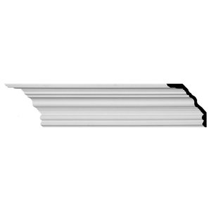 2H x 1 7//8P x 2 3//4F x 94 1//2L Reece Traditional Smooth Crown Moulding 2-Pack