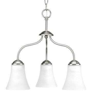 Classic Collection 3-Light Chandelier, Brushed Nickel