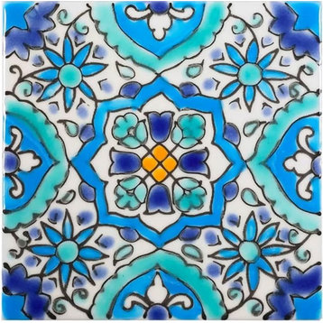 4"x4"  Alhambra Tile, total of 180, Turquoise Mediterranean Pool Tiles