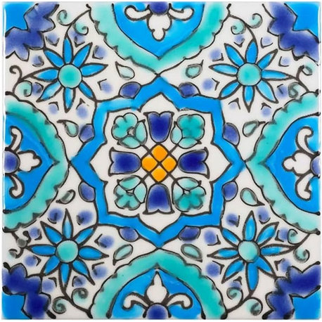 4"x4"  Alhambra Tile, total of 180, Turquoise Mediterranean Pool Tiles