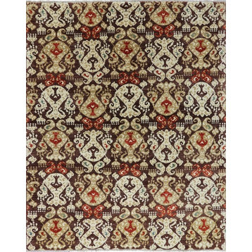 Ikat Collection Oriental 6x8 Rug, W1349