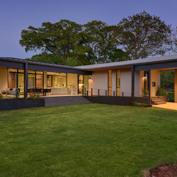 Laura Britt Design: Highland Park West New Construction Twilight