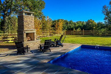 Patio - rustic patio idea in New York