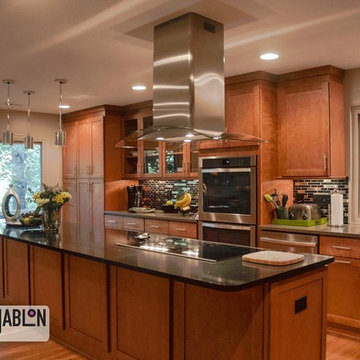 Black & Silver Backsplash
