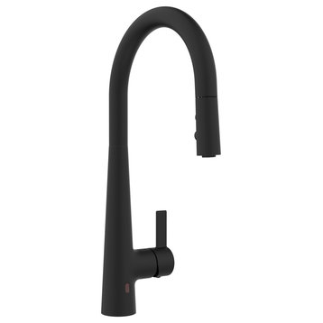 Belanger FOR76 Touchless Single Handle Pull-Down Kitchen Faucet, Matte Black