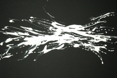 Black and White Splash