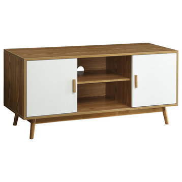 Oslo Tv Stand With Storage Cabinets And Shelves