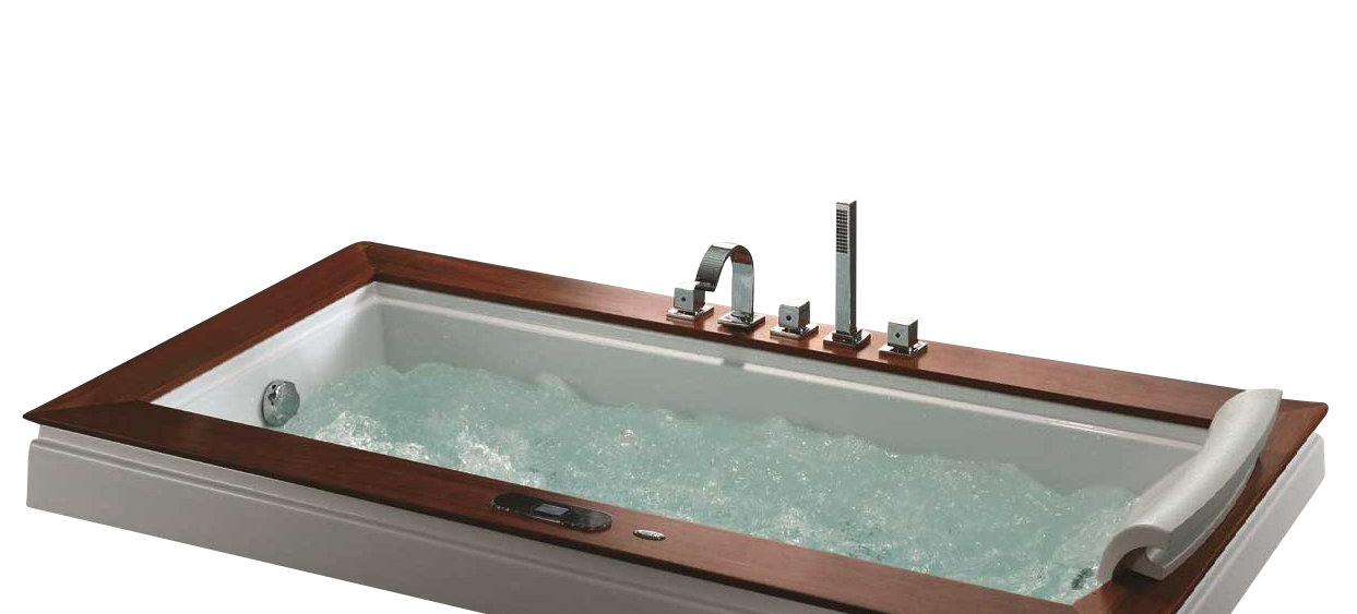 Santa Barbara Luxury Whirlpool Tub Contemporary Bathtubs by