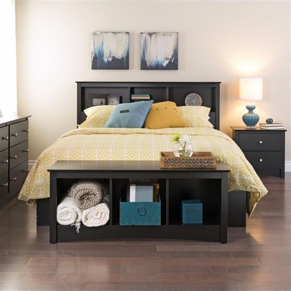 Prepac Monterey White 2 Drawer Night Stand - Transitional - Nightstands ...