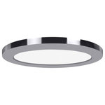 Access Lighting - Access Lighting 20832LEDD-CH/ACR ModPLUS - 12 Inch 24W 1 LED Flush Mount - Warranty:   ColoModPLUS 12 Inch 24W  Black Acrylic GlassUL: Suitable for damp locations Energy Star Qualified: n/a ADA Certified: n/a  *Number of Lights: 1-*Wattage:24w LED bulb(s) *Bulb Included:Yes *Bulb Type:LED *Finish Type:Black
