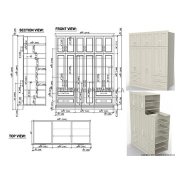 Millwork Shop Drawings Renderings