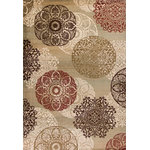 KAS Rugs & Home - Heritage 9353 Sage Accents Rug, 7'7"x10'10" - Heritage 9353 Sage Accents 7'7" x 10'10". Machine-Woven of 100% Heat-set Polypropylene with No Backing. Made in Egypt. Vacuum regularly & spot clean stains. Professional cleaning recommended periodically.