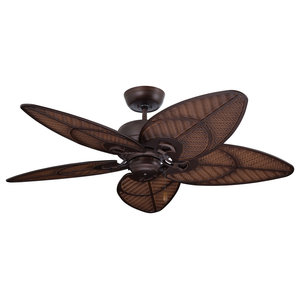 Pineapple 52 Ceiling Fan Aged Bronze Brushed With Aged Bronze