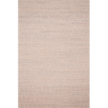 Indoor Outdoor Cole Area Rug by Loloi, Blush/Ivory, 2'7"x10'0"