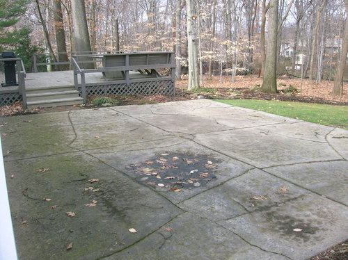 Need Ideas For My Ed Concrete Patio, Covering Old Concrete Patio