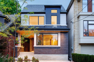 This is an example of a contemporary exterior in Toronto.