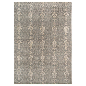 Pearl Area Rug, Silver Sand, 8' x 10', Persian