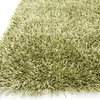 100% Polyester Carrera Shag Area Rug by Loloi, Green, 3'6"x5'6"